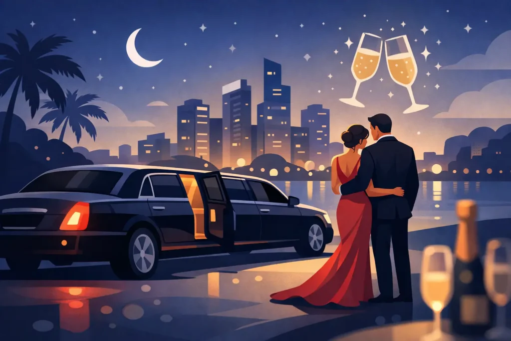 Anniversary Limo Service for a Night to Remember